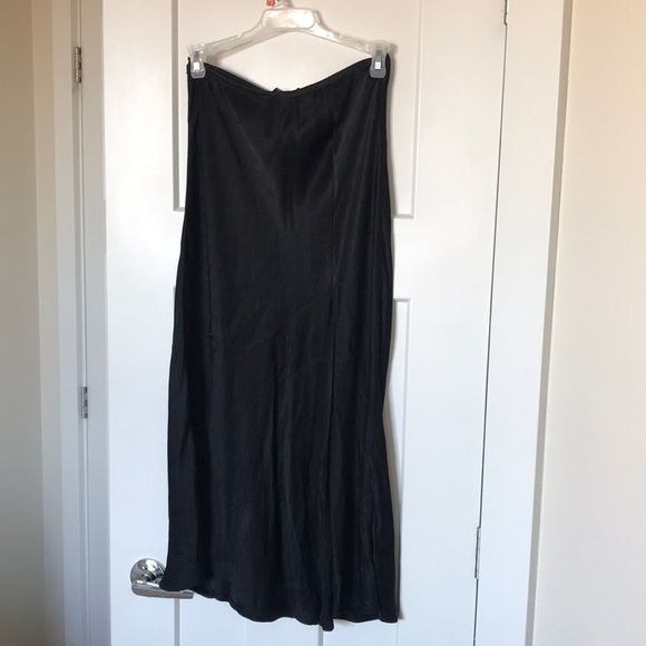 NWT- black Zara slip skirt. - Picture 3 of 3